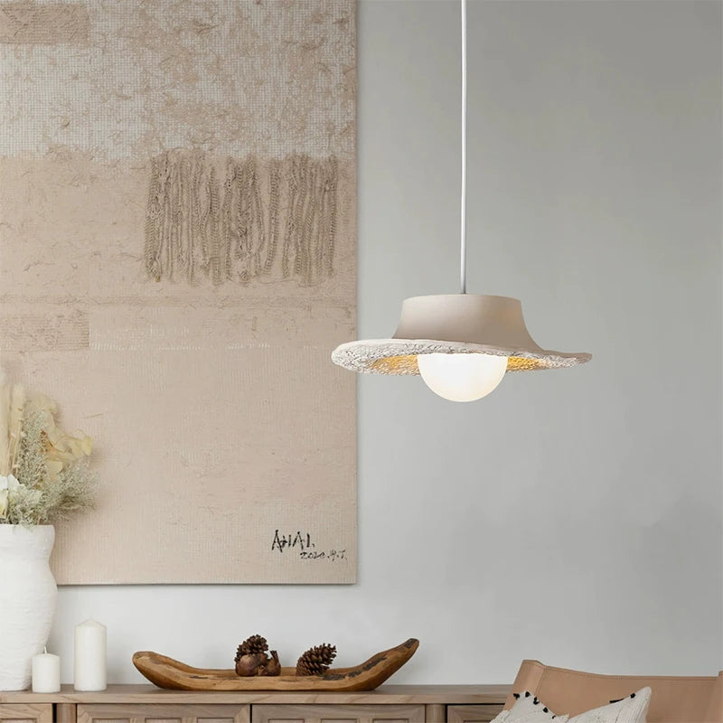 suspension led style wabi sabi nordique simple pour restaurant