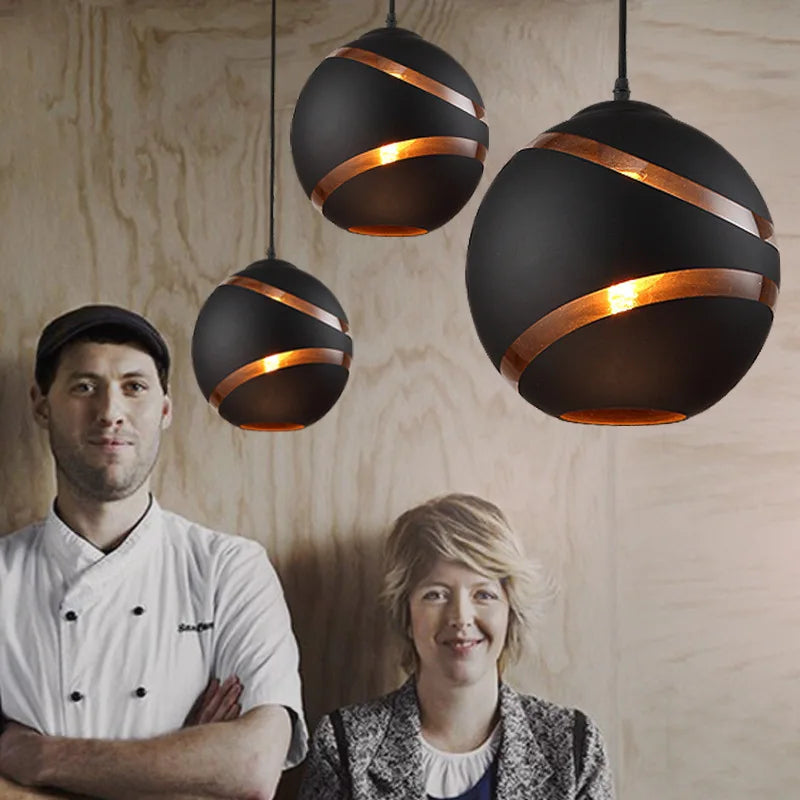 suspension nordiques modernes en verre pour décoration loft bar