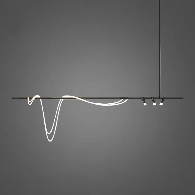 lustre led nordique minimaliste design pour restaurant et bar
