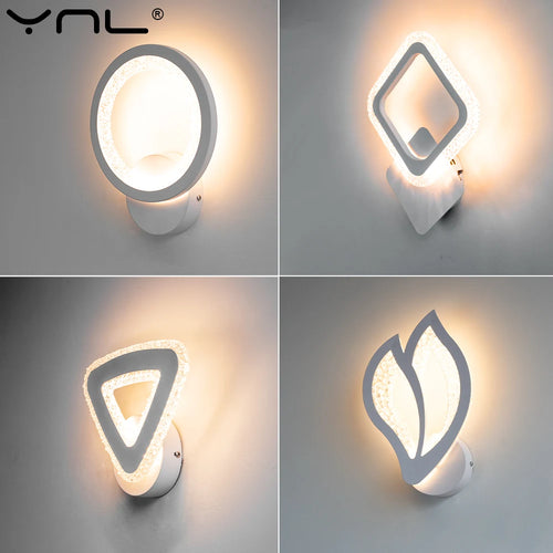 Lampe de applique murale LED moderne nordique minimaliste salon chambre chevet éclairage intérieur applique murale LED lumière décoration lampe luminaires pour la maison