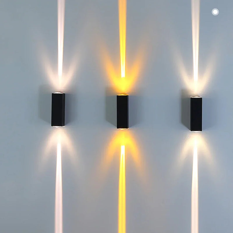 applique murale led extérieure moderne étanche en aluminium