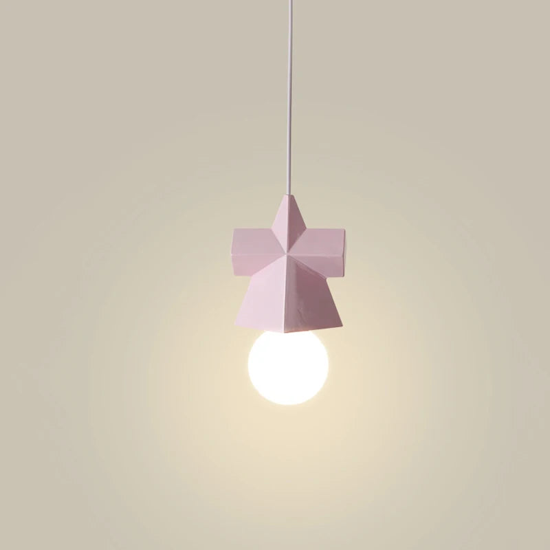 suspension romantique design géométrique pour enfants