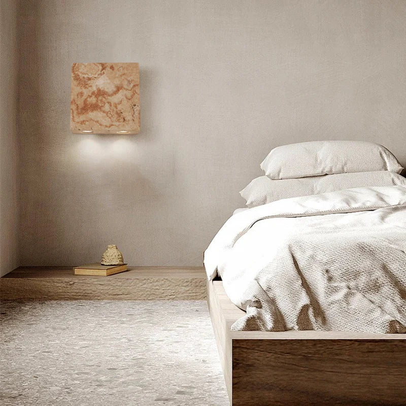 applique murale en pierre naturelle pour décoration intérieure