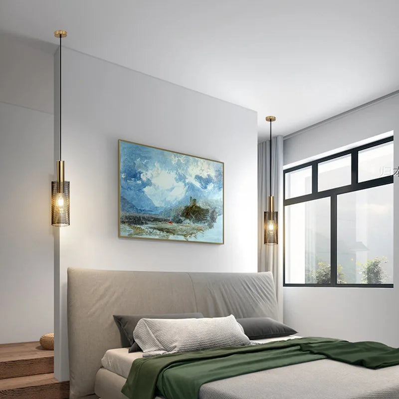 lampe suspendue led moderne luminair nordique décor intérieur