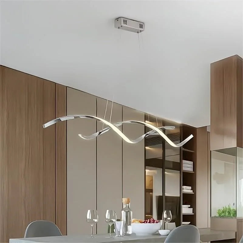 lustre de luxe moderne créatif design minimaliste épuré pour bar
