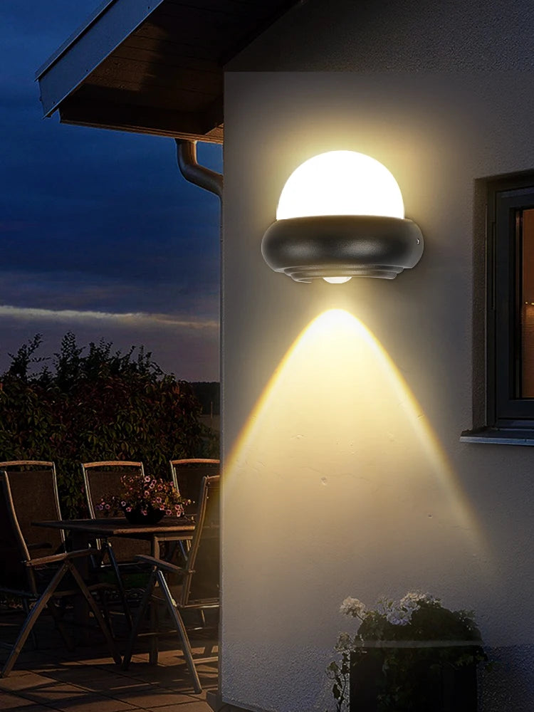 applique murale led moderne pour extérieur et jardin