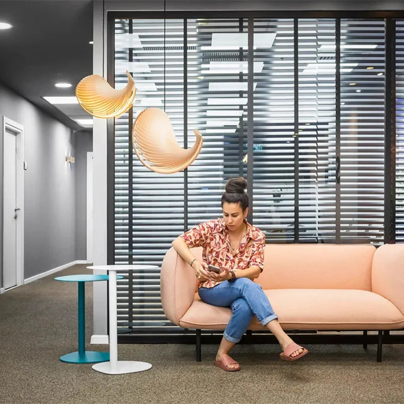 Suspension en bois de style nordique