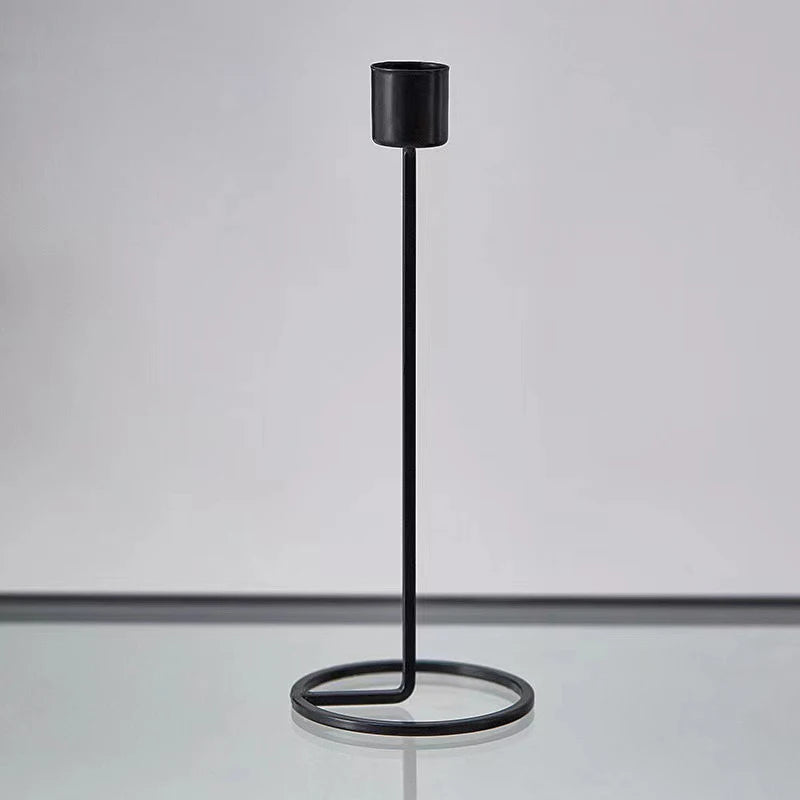 bougeoir en métal créatif pour décoration romantique de mariage