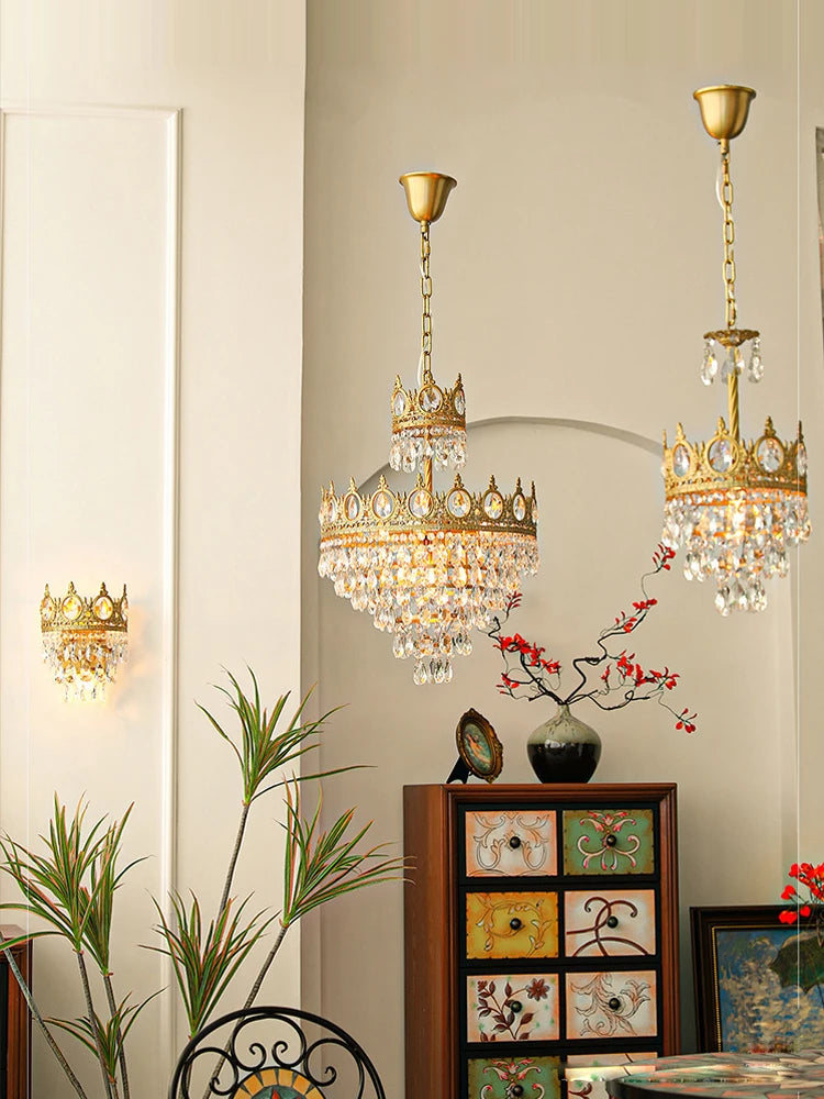 lustre en cristal k9 dimmable pour un éclairage élégant