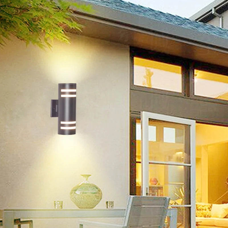 applique extérieure moderne pour éclairage jardin et couloir