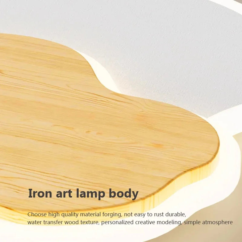 plafonnier moderne led en forme de nuage pour décoration intérieure