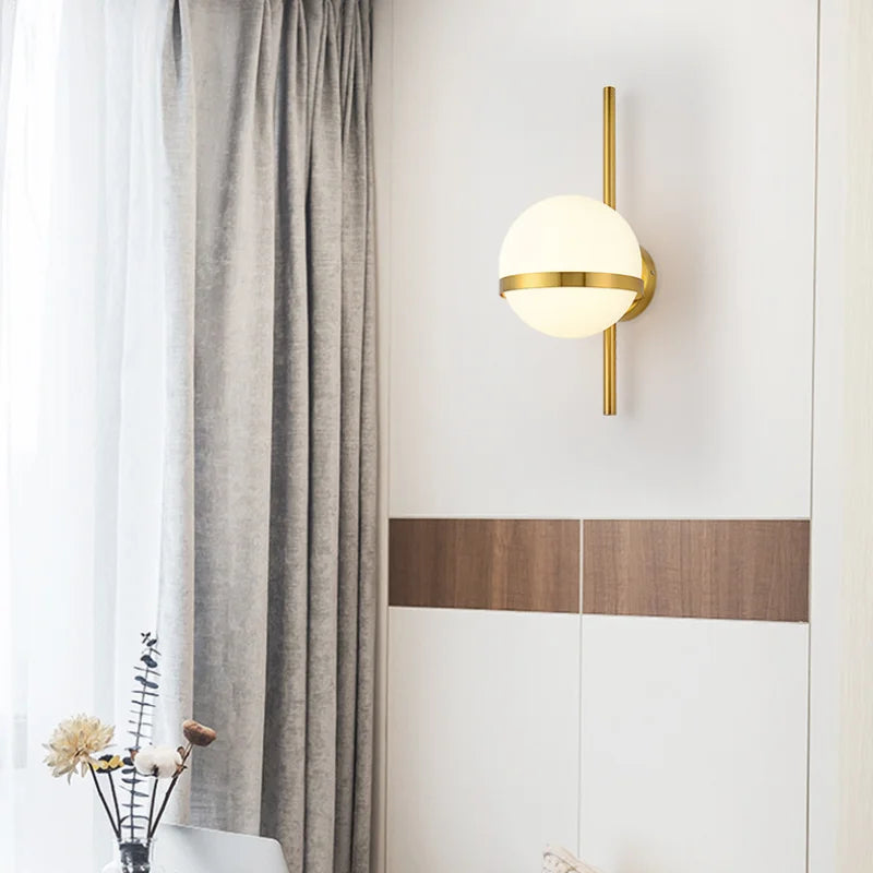 Applique murale led verre éclairage intérieur maison