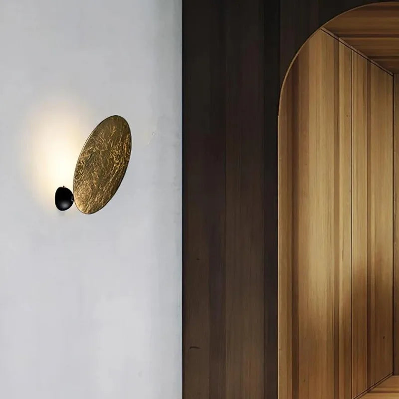 applique murale moderne en forme de lune design italien