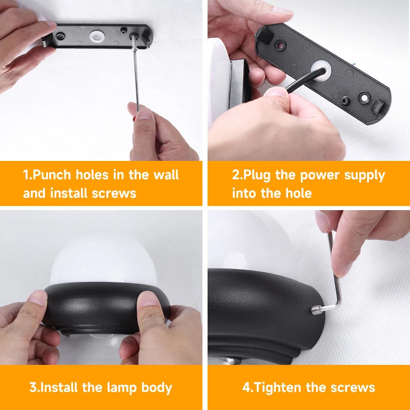 applique murale led moderne pour extérieur et jardin