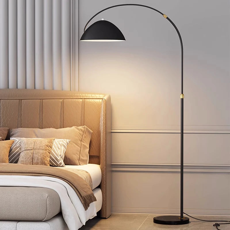 lampadaire led de luxe en marbre de styliste italien