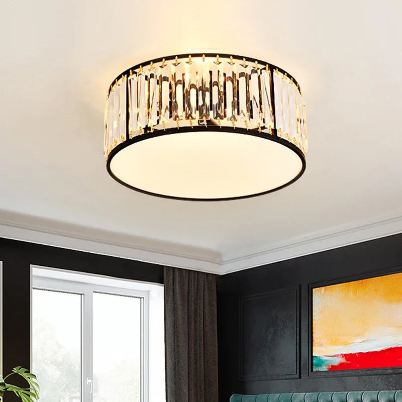 plafonnier led en cristal décoration intérieure moderne pour votre espace