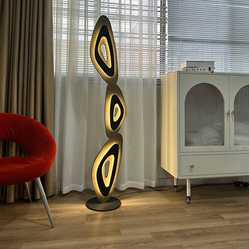 lampadaire led moderne design créatif art luminaires