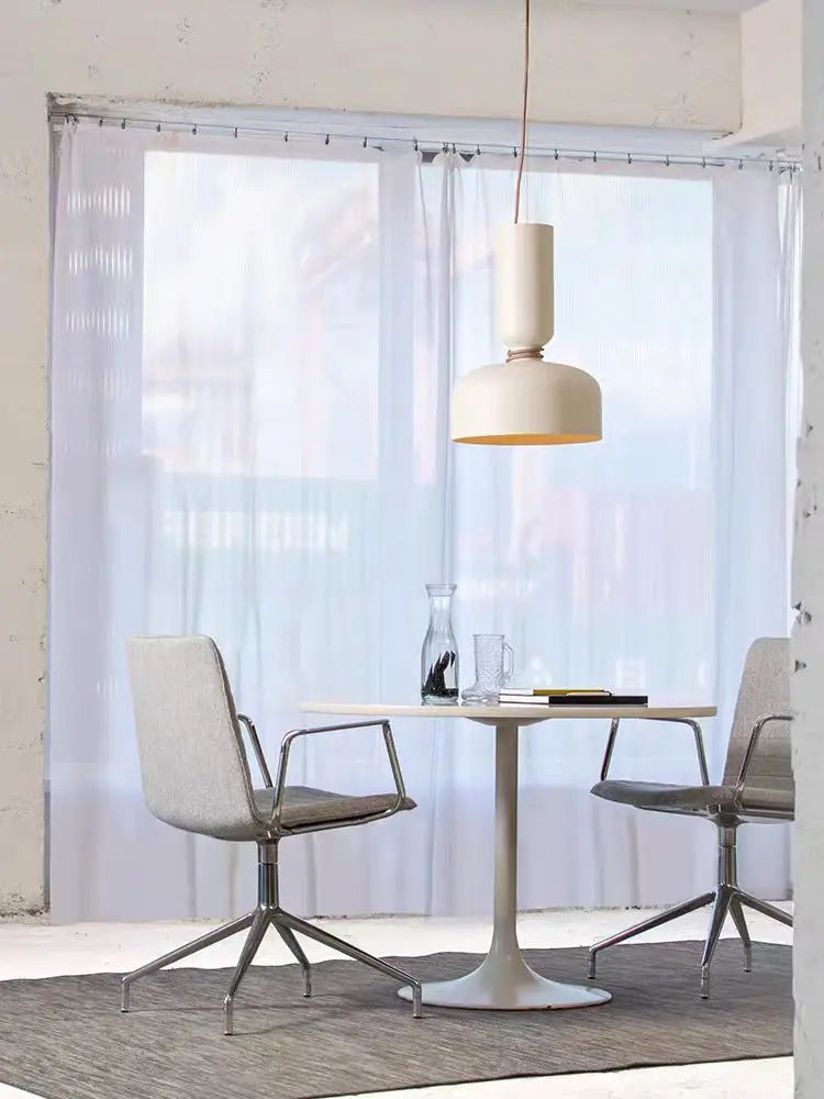 lustre moderne en métal pour avec fil réglable