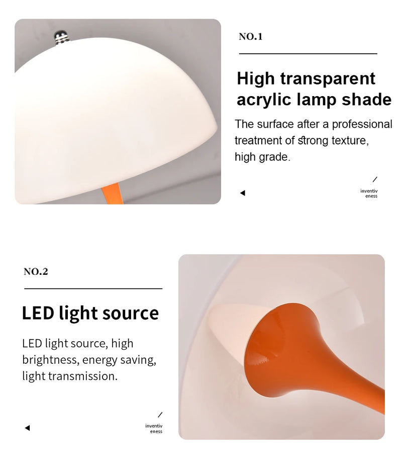 Lampe table USB LED bourgeon dimmable
