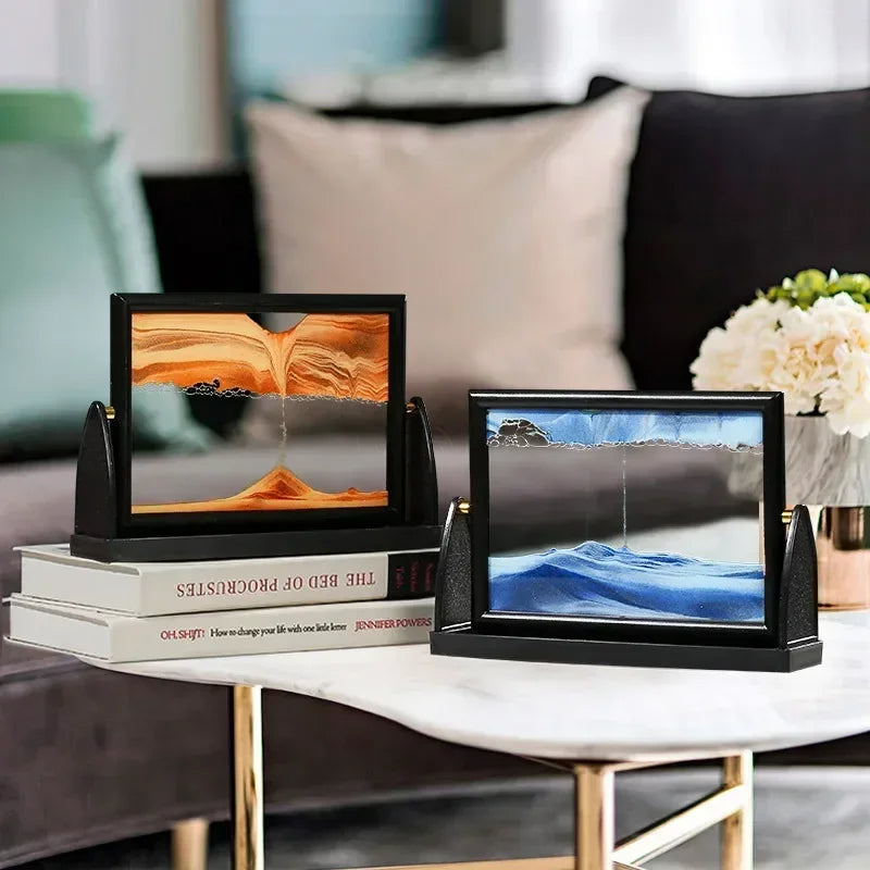 peinture artistique en mouvement sur sable créatif décoratif