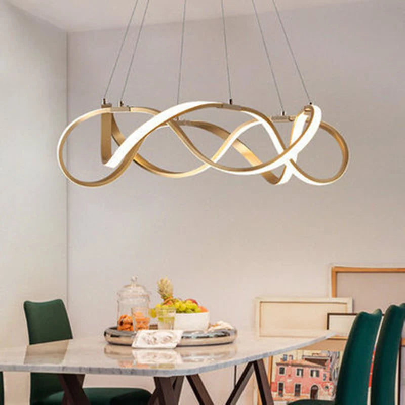 Lustre LED suspendue moderne style europe du nord