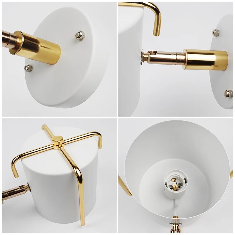 Applique murale en fer simple moderne