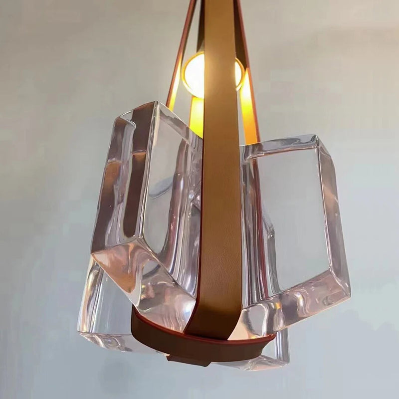 Suspension luxe nordique créative étude restaurant bar