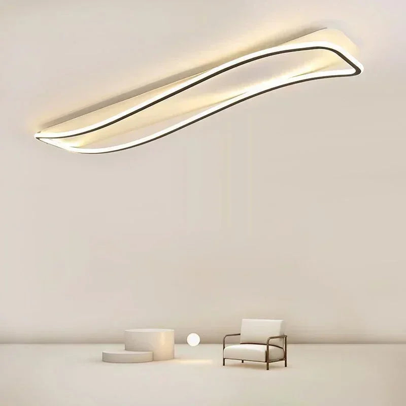 plafonnier moderne à leds pour intérieur décoratif lumineux