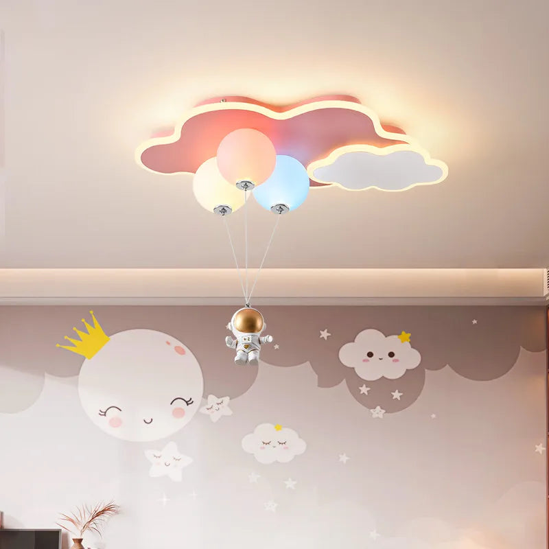 plafonnier nuage pour décoration enfant et espace intérieur