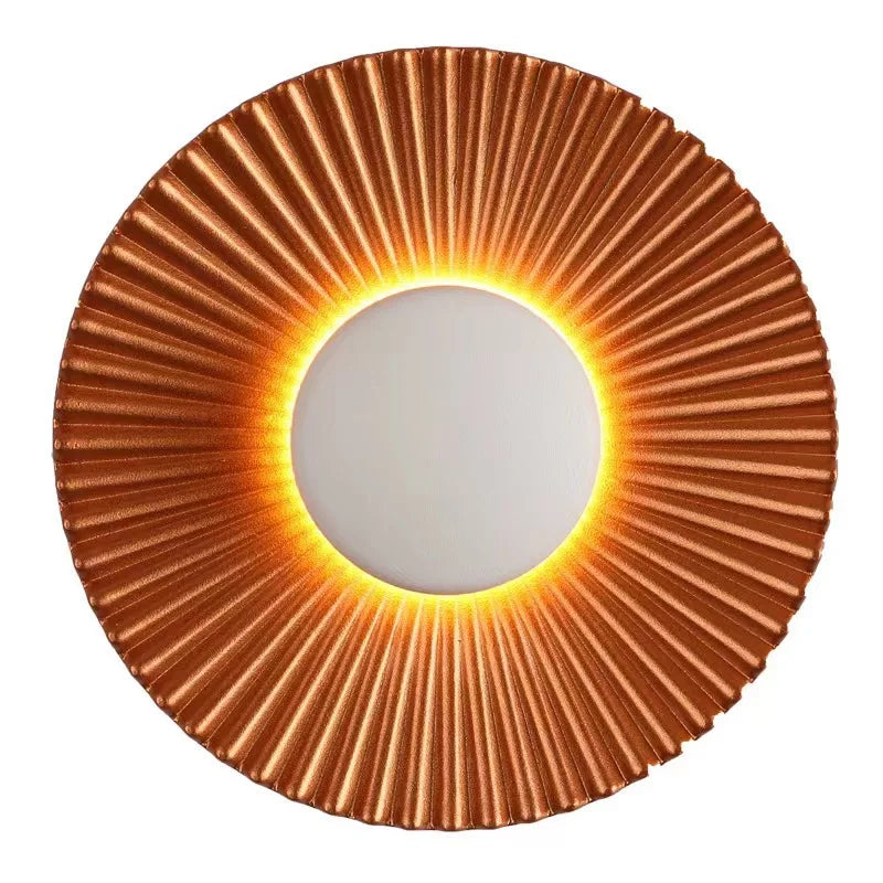 applique murale led moderne en forme de disque pour décoration intérieure