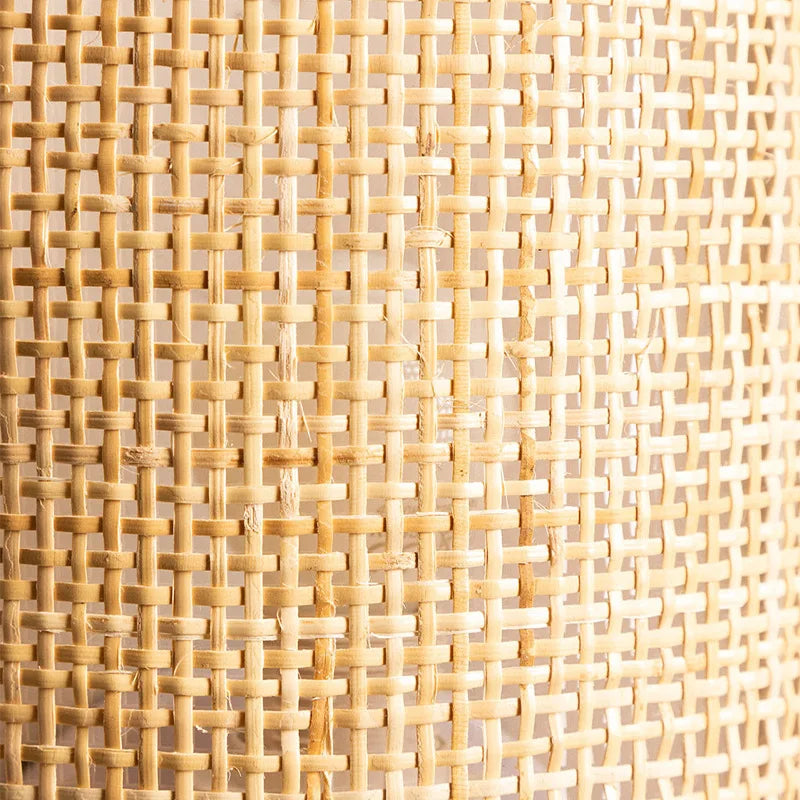 applique murale en rotin style sud-est asiatique avec interrupteur minimaliste