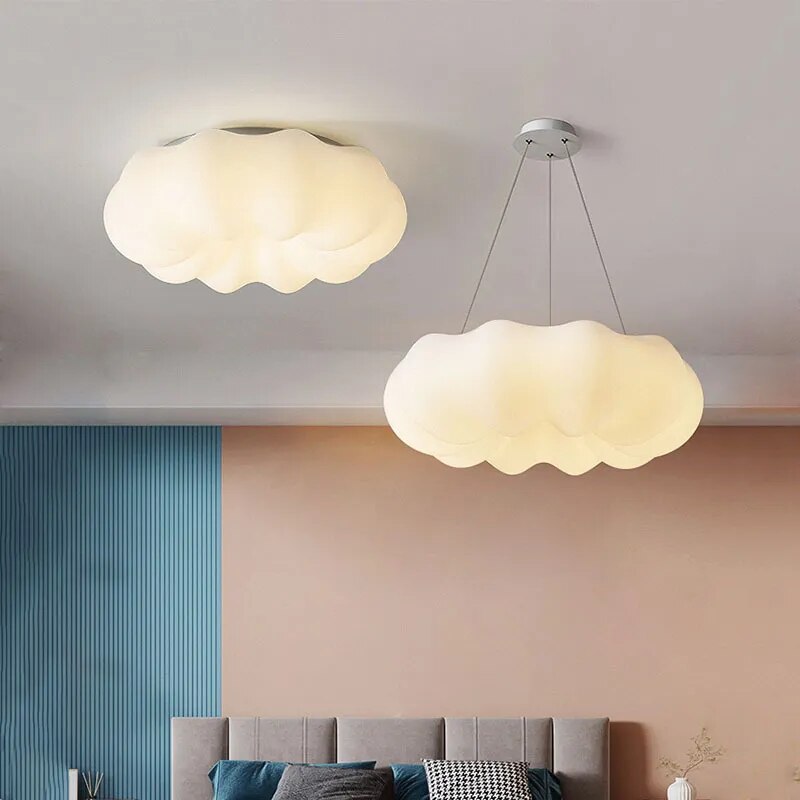 Plafonnier LED moderne en forme de nuage