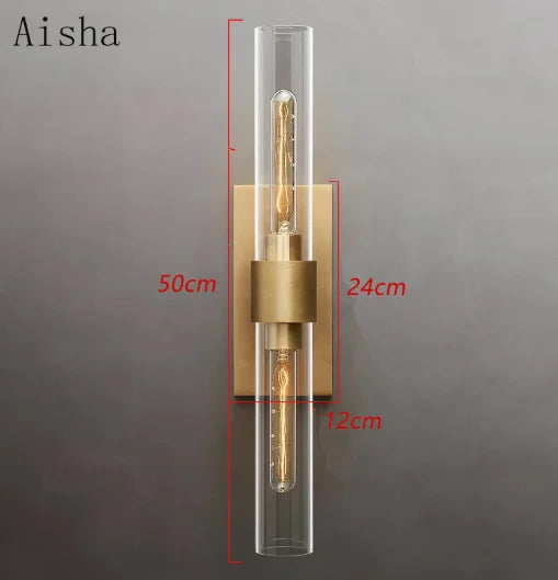 applique murale double tête décor loft