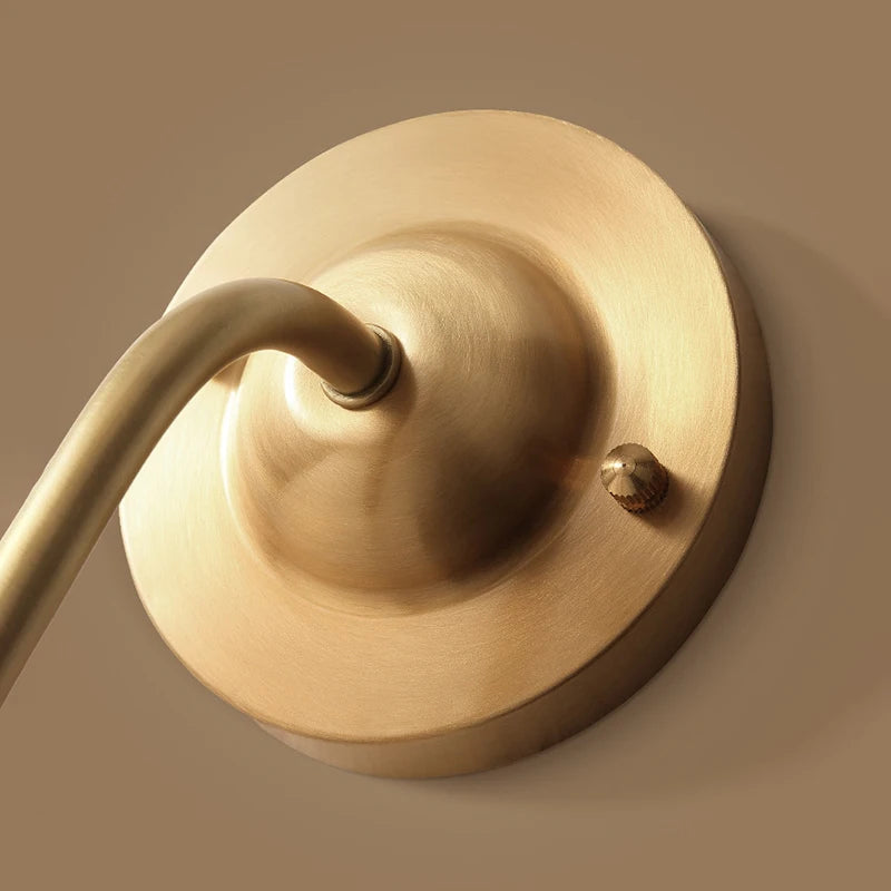 applique murale cuivre nordique simple salon couloir