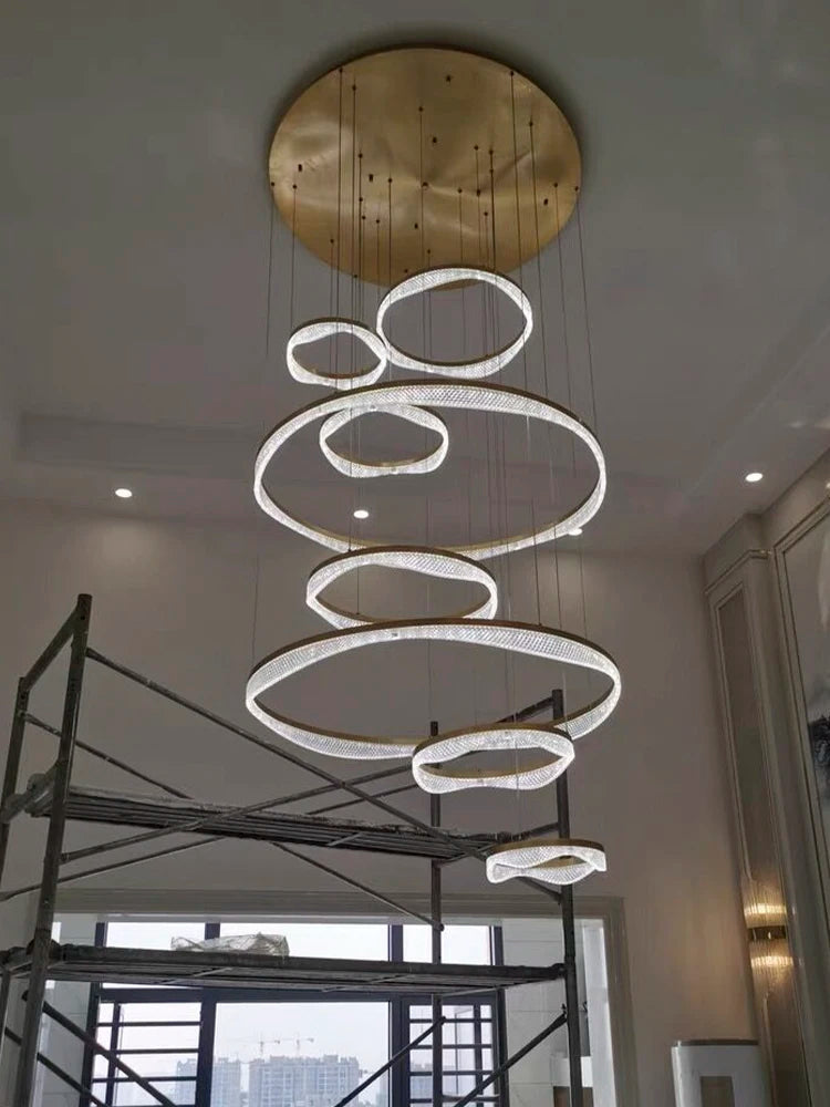 suspension led moderne style nordique pour intérieur élégant