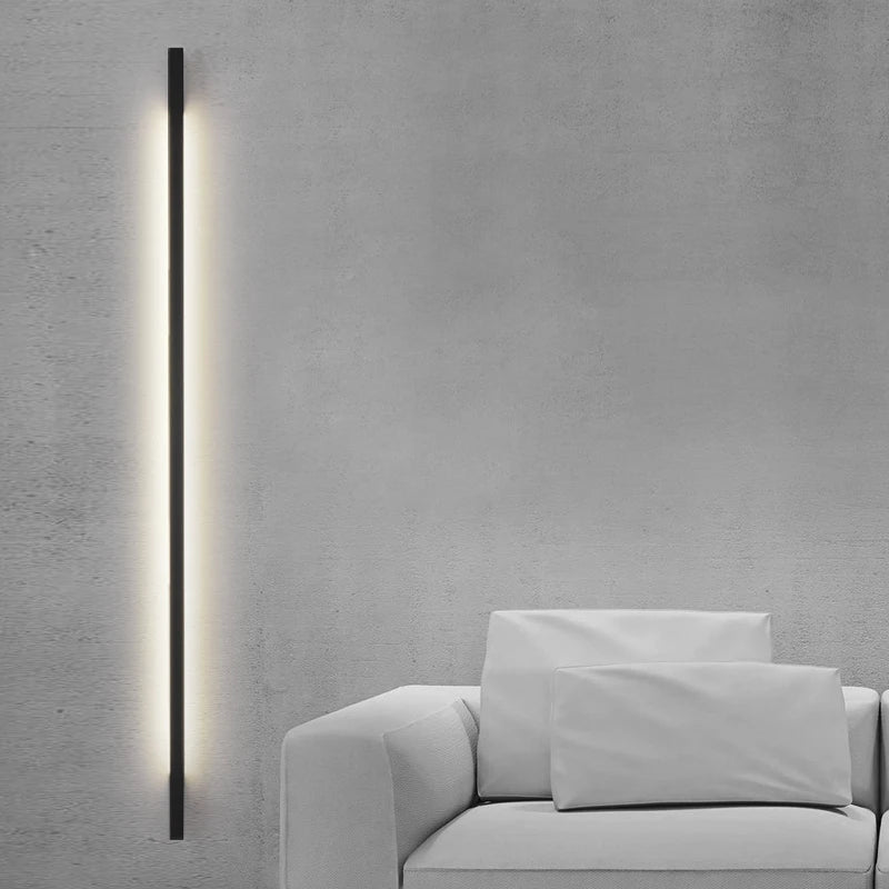 applique murale à bande led minimaliste moderne et créative