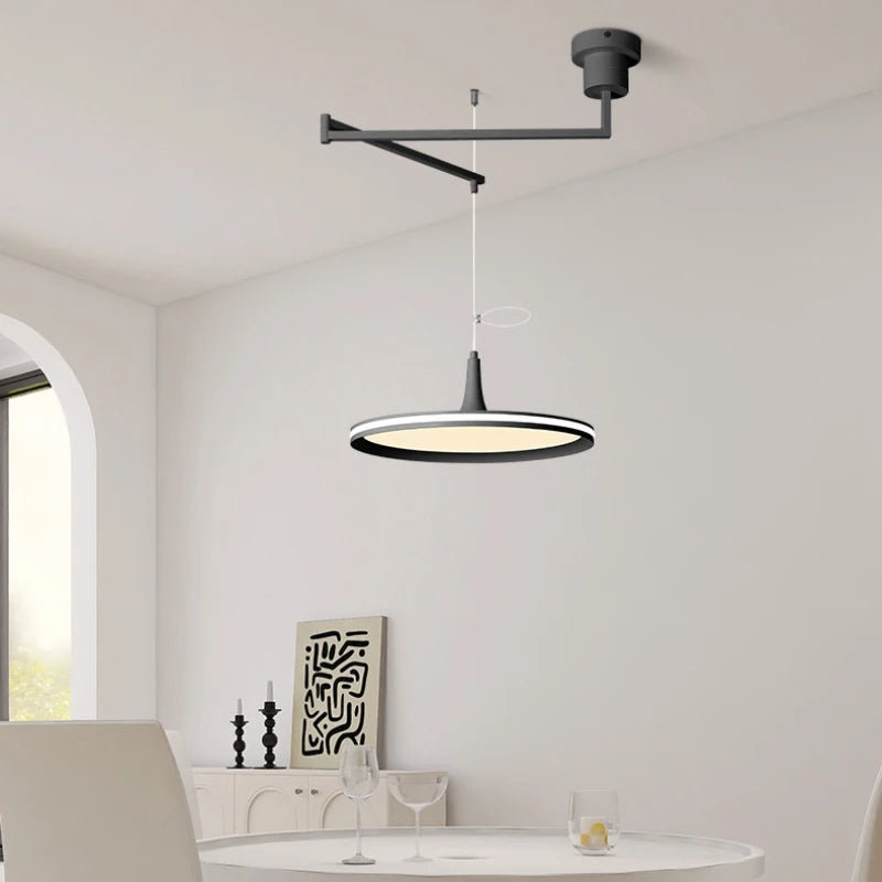 Suspension Moderne LED Salon Salle À Manger Cuisine Lumières Éclairage Intérieur Décor À La Maison Bras Réglable