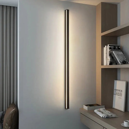 applique murale led cuboïde minimaliste en aluminium avec télécommande gradation