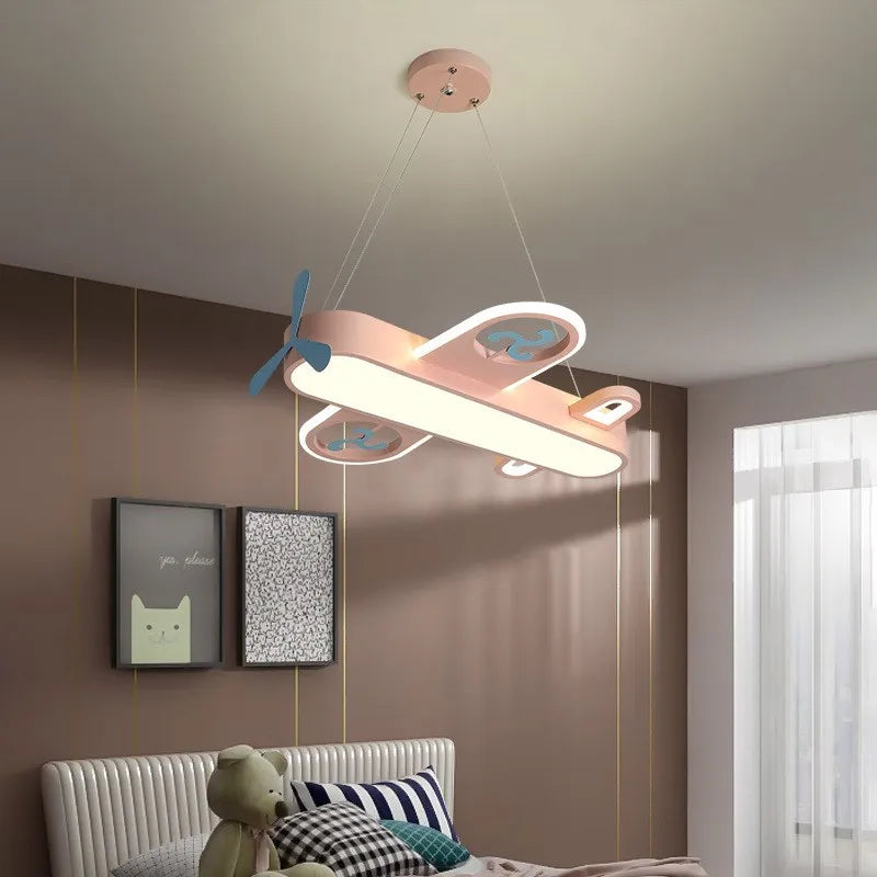 appliques suspendues led pour enfants en bois et métal