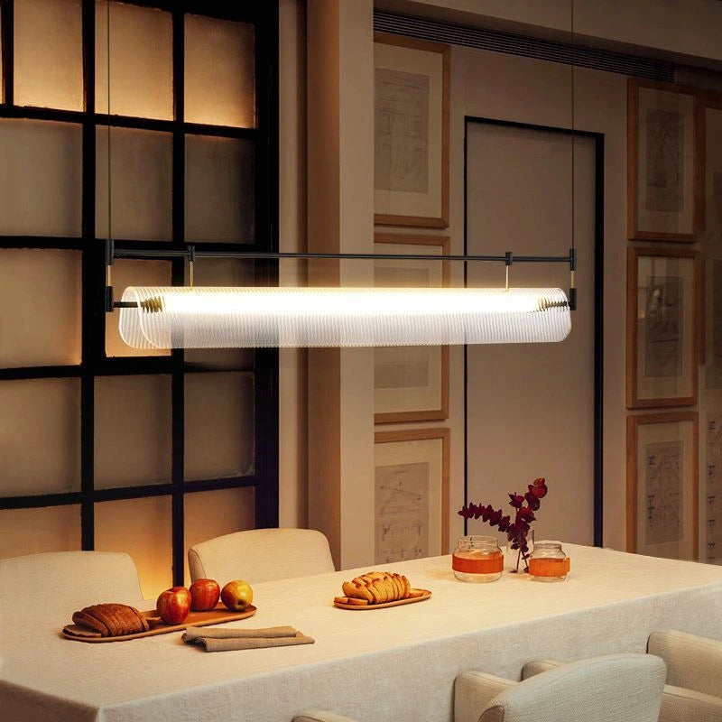 suspension minimalistes italiennes en acrylique led modernes