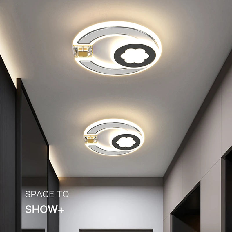 allée nordique led lumières de luxe personnalité créative