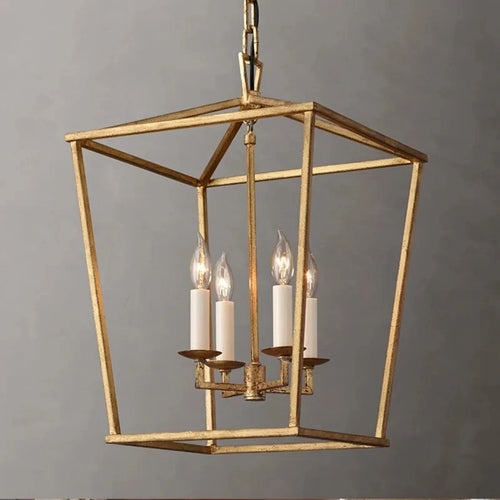 suspension loft vintage en fer cage à oiseaux moderne
