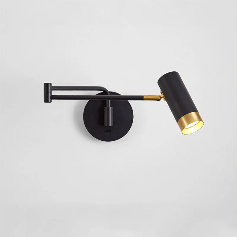 applique murale led modernes avec interrupteur tactile réglables