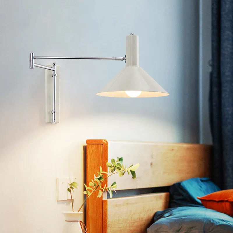 applique murale led créative télescopique pour lecture décorative