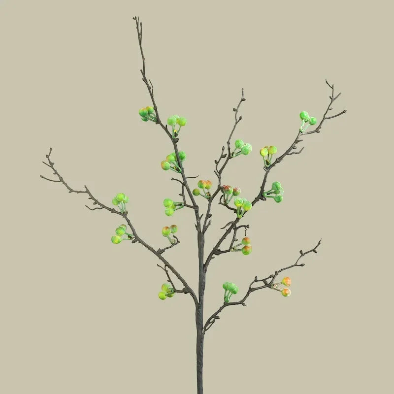 plantes artificielles de houx pour décoration florale et table