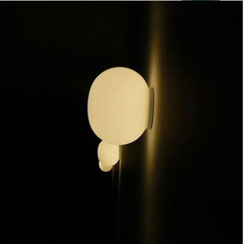 plafonnier sphérique simple applique intérieure en verre