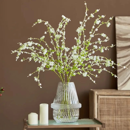 fleur de saule artificielle pour décoration et photographie