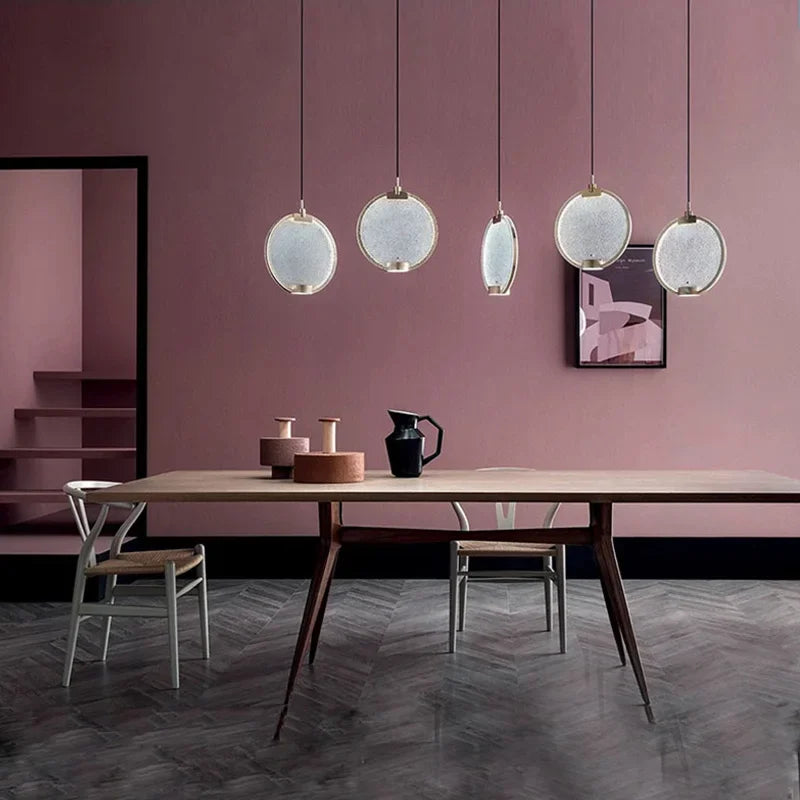 lampes suspendues led style nordique luminaire décoratif intérieur