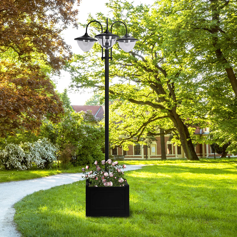 lanterne solaire extérieure avec 18 lumières led étanche et capteur nocturne