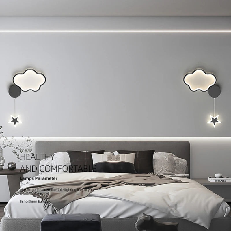 applique murale luminaire deco nuage